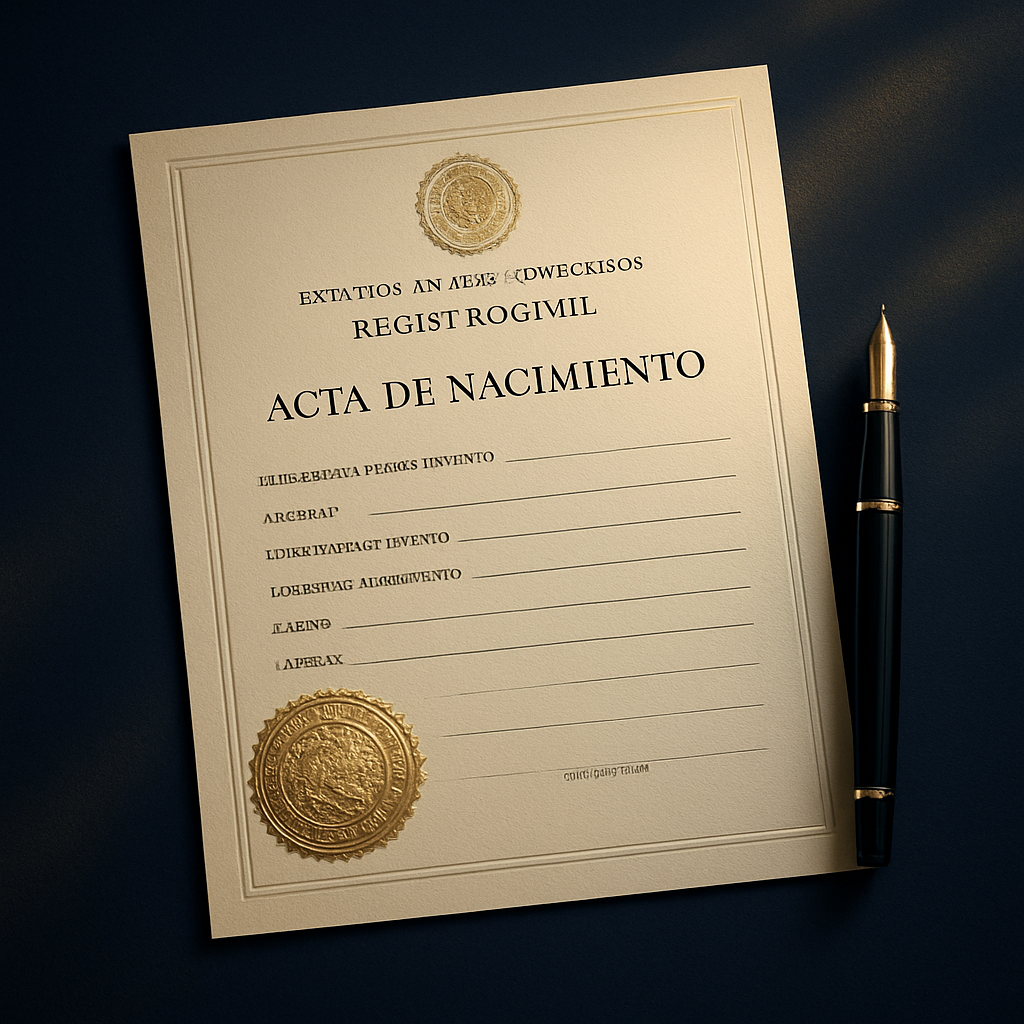 Acta de Nacimiento